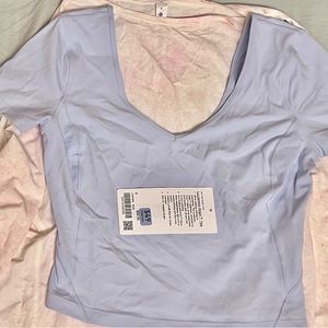 Lululemon Align Tee T shirt short sleeves size 6